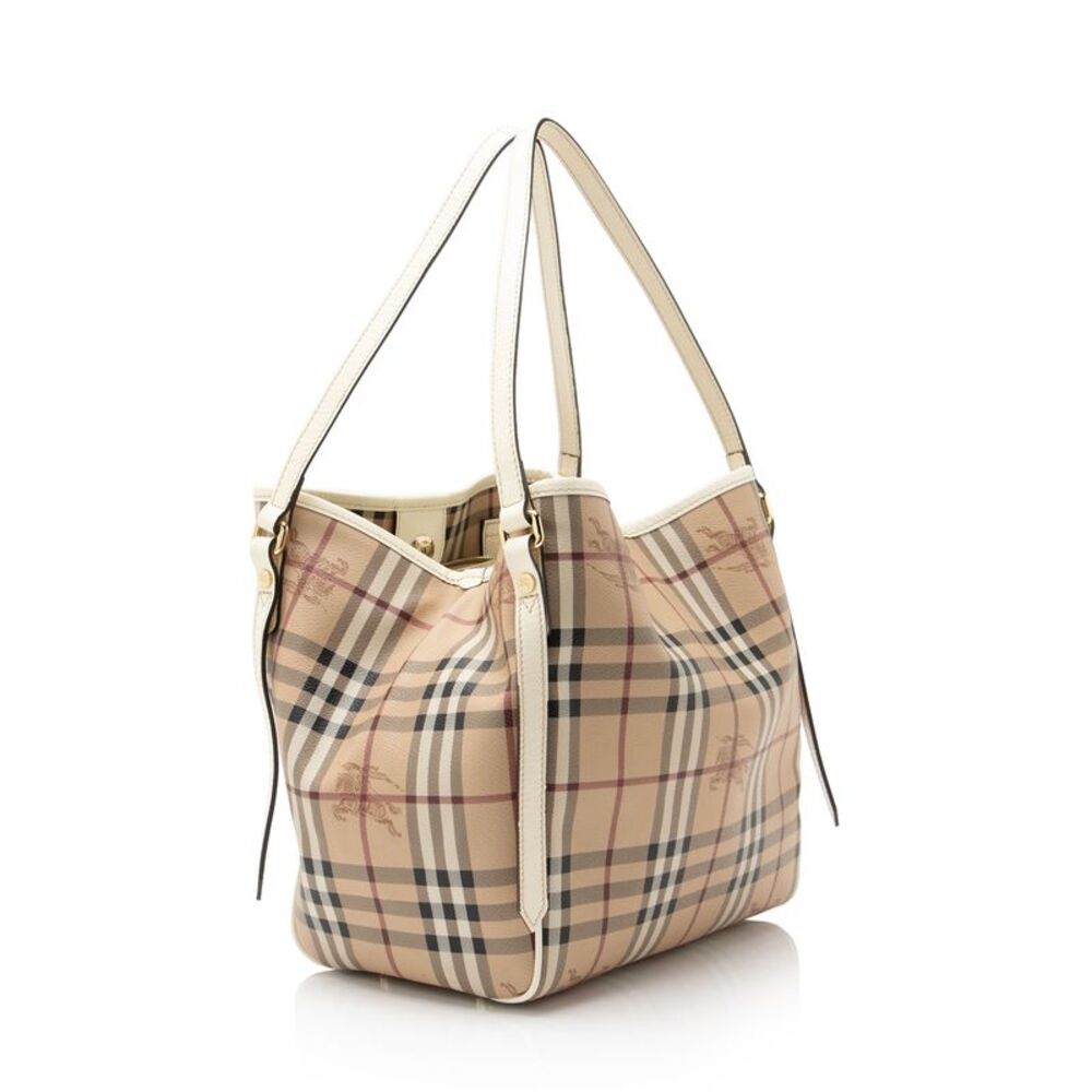 Burberry Haymarket Check Canterbury Small Tote - Picture 2 of 14